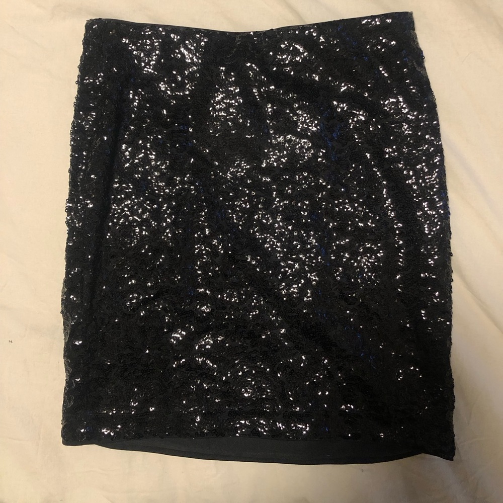 H&M Sequin Bodycon Skirt